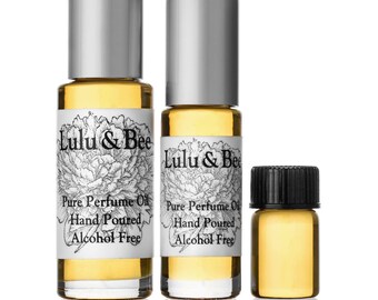 WHITE JASMINE & MINT (type) inspired perfume ~ Pure Perfume Rollerball: Alcohol Free - Women. Vegan and Cruelty Free.