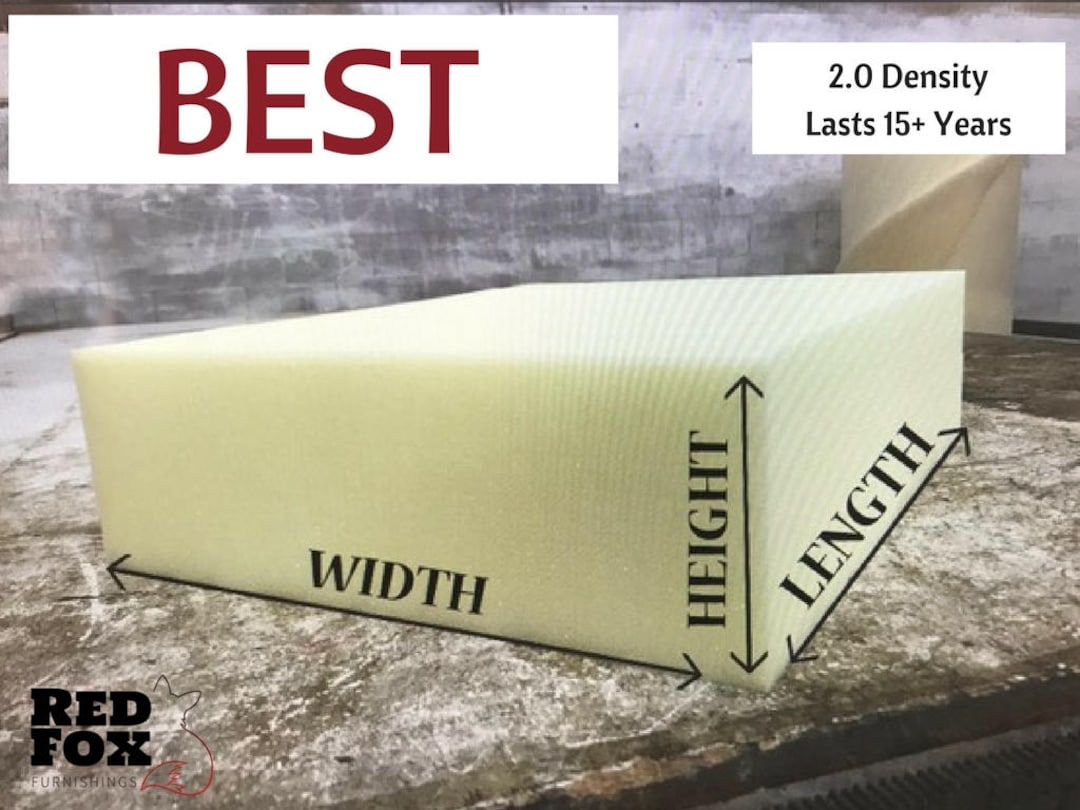 Upholstery Foam High Resilient Density 2.0 Etsy