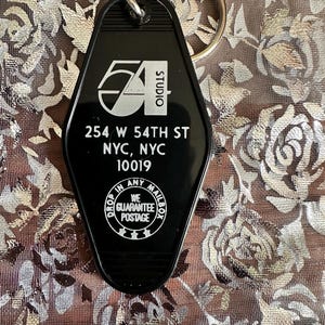 Studio 54 Vintage-Look Key Tag or Fob