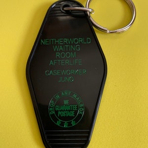 Key Fob Netherworld Waiting Room (Beetlejuice) Retro-Style