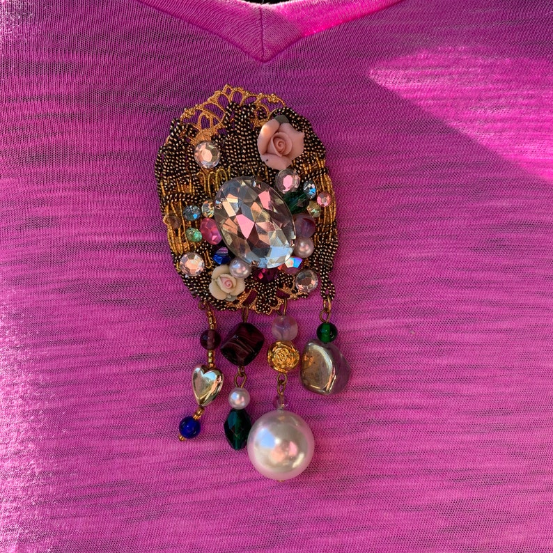 Vintage Large Eclectic Pin or Brooch