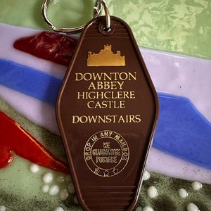 Downton Abbey Retro-Look Hotel Key Tag