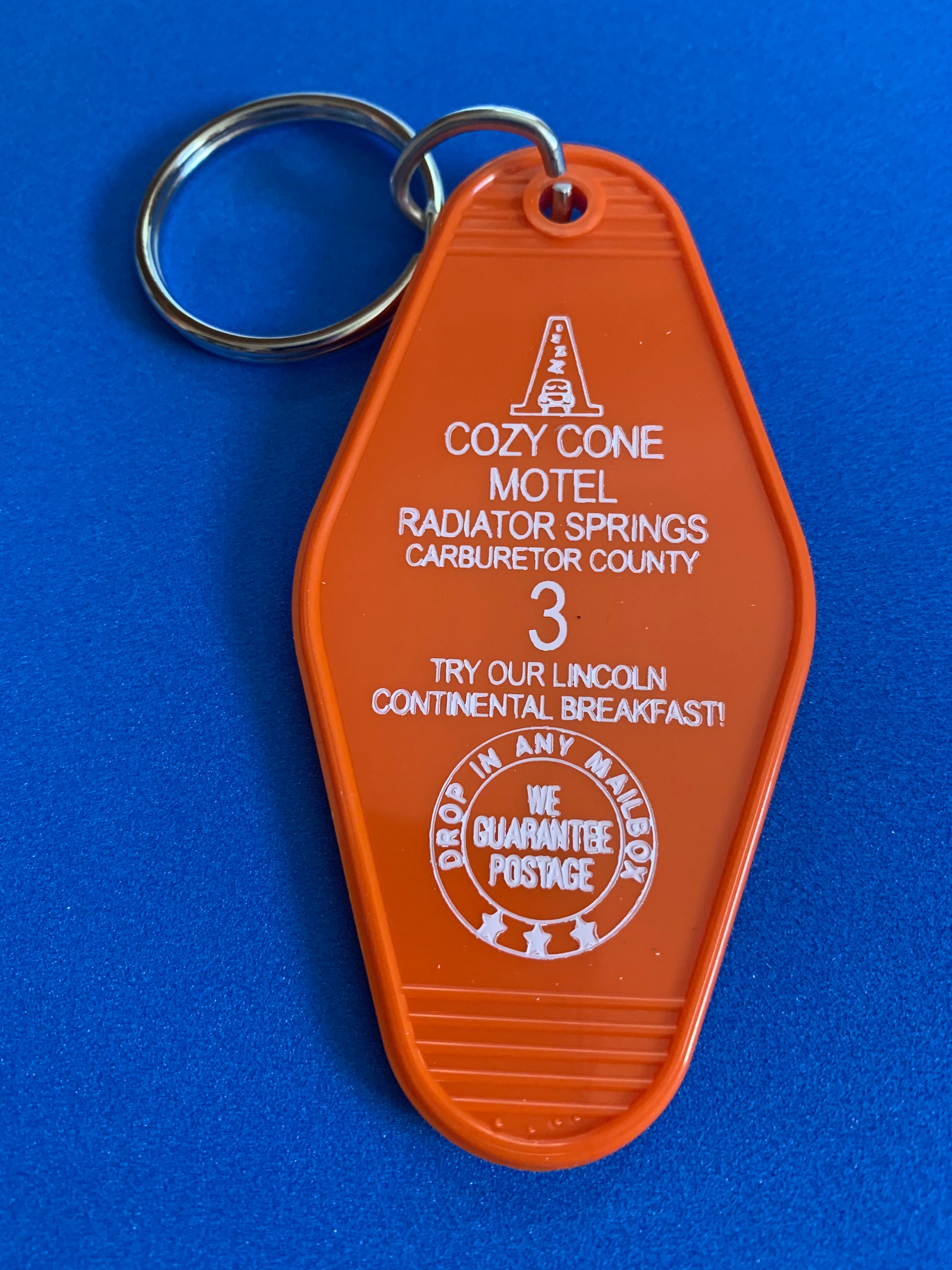 Cozy Cone Motel From Cars Retro-look Key Fob Keychain - Etsy Canada
