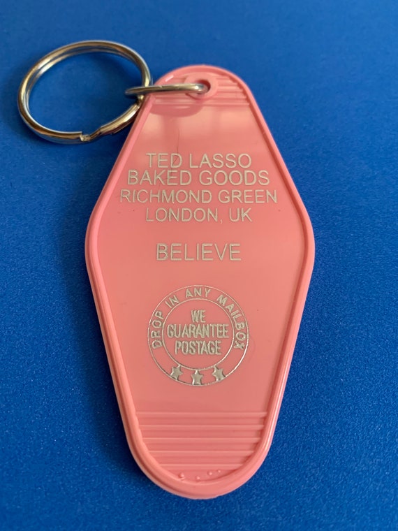 Ted Lasso Baked Goods “Believe” Retro-Look Key Tag or… - Gem