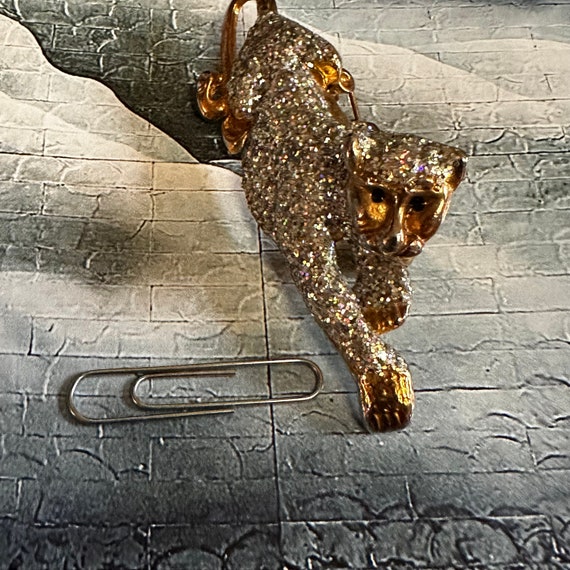 Classic Pave Leopard or Jaguar Pin or Brooch - image 3