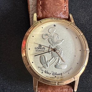 Mickey Gold Coin Watch - Etsy display picture 1