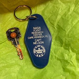 NASA I Dream of Jeannie Major Nelson Retro Cape Kennedy Key Fob