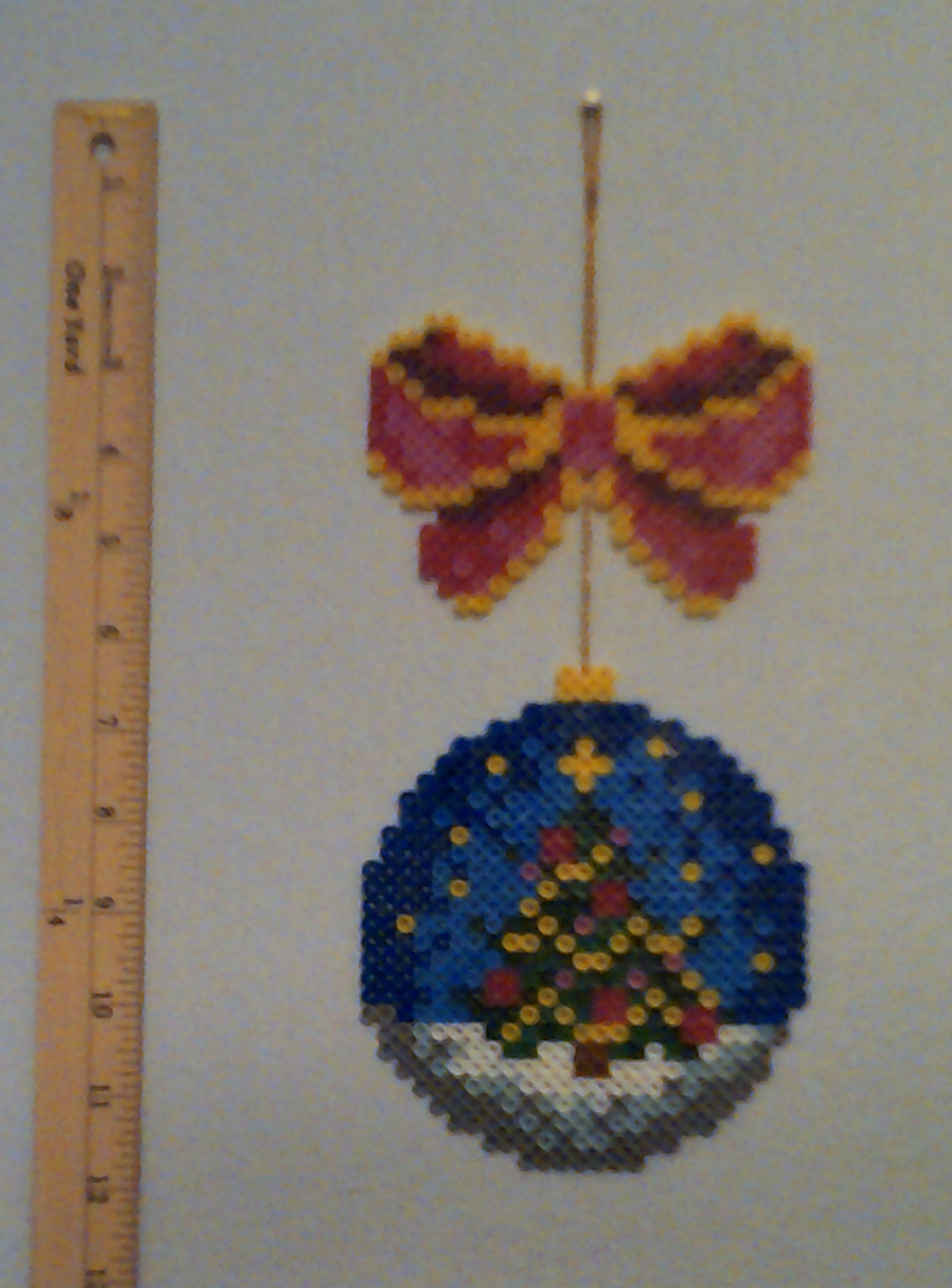 Perler Bead Christmas Ornaments