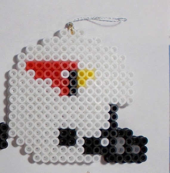 Set of 6 St. Louis Cardinals Perler Bead Ornaments -  Hong Kong