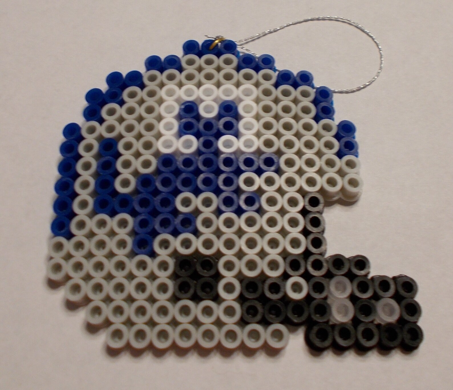 Set of 6 Detroit Lions Perler Bead Football Helmet Perler Bead