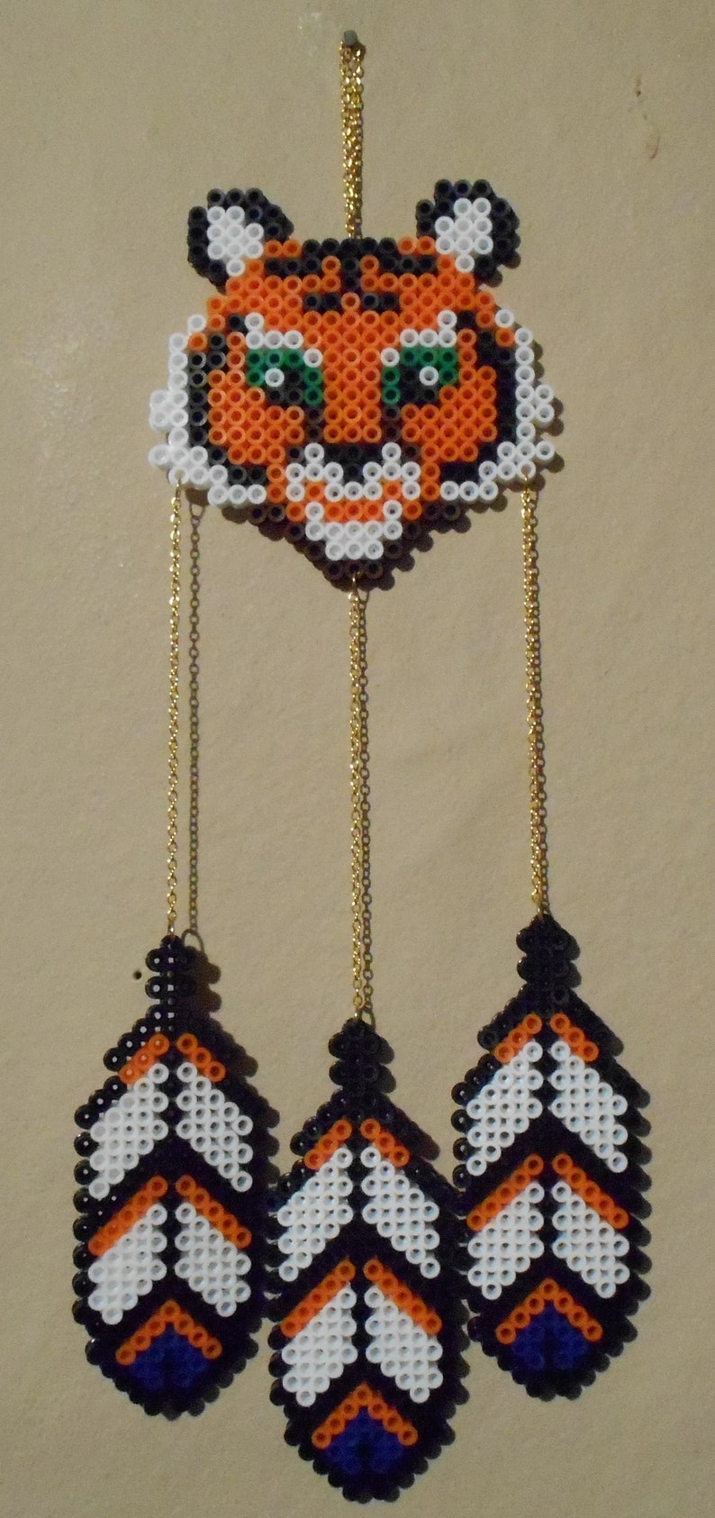 Perler Bead Tiger Dream Catcher Etsy