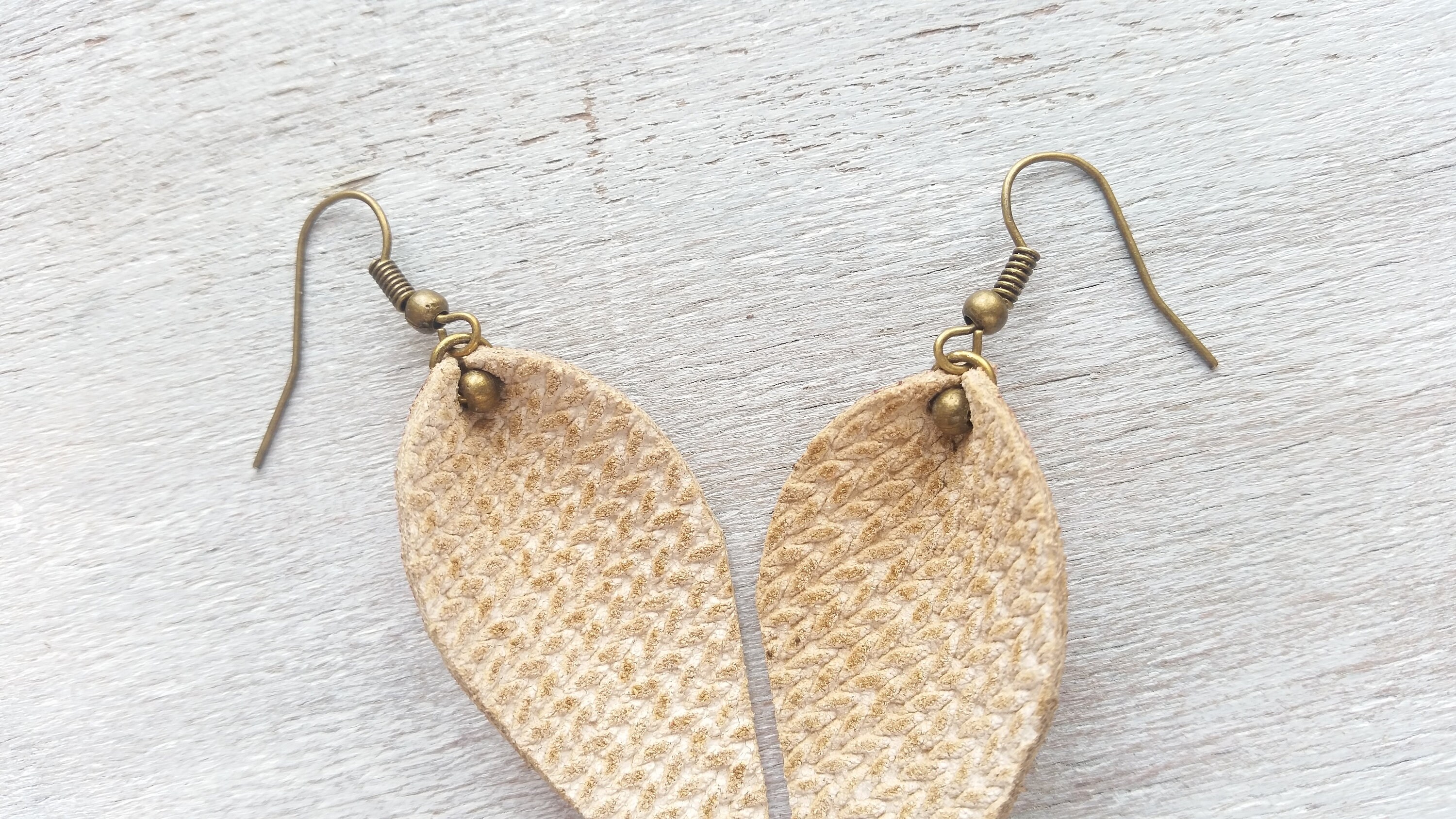 Leaf Leather Earrings Joanna Gaines Shaped Earrings Leather Etsy