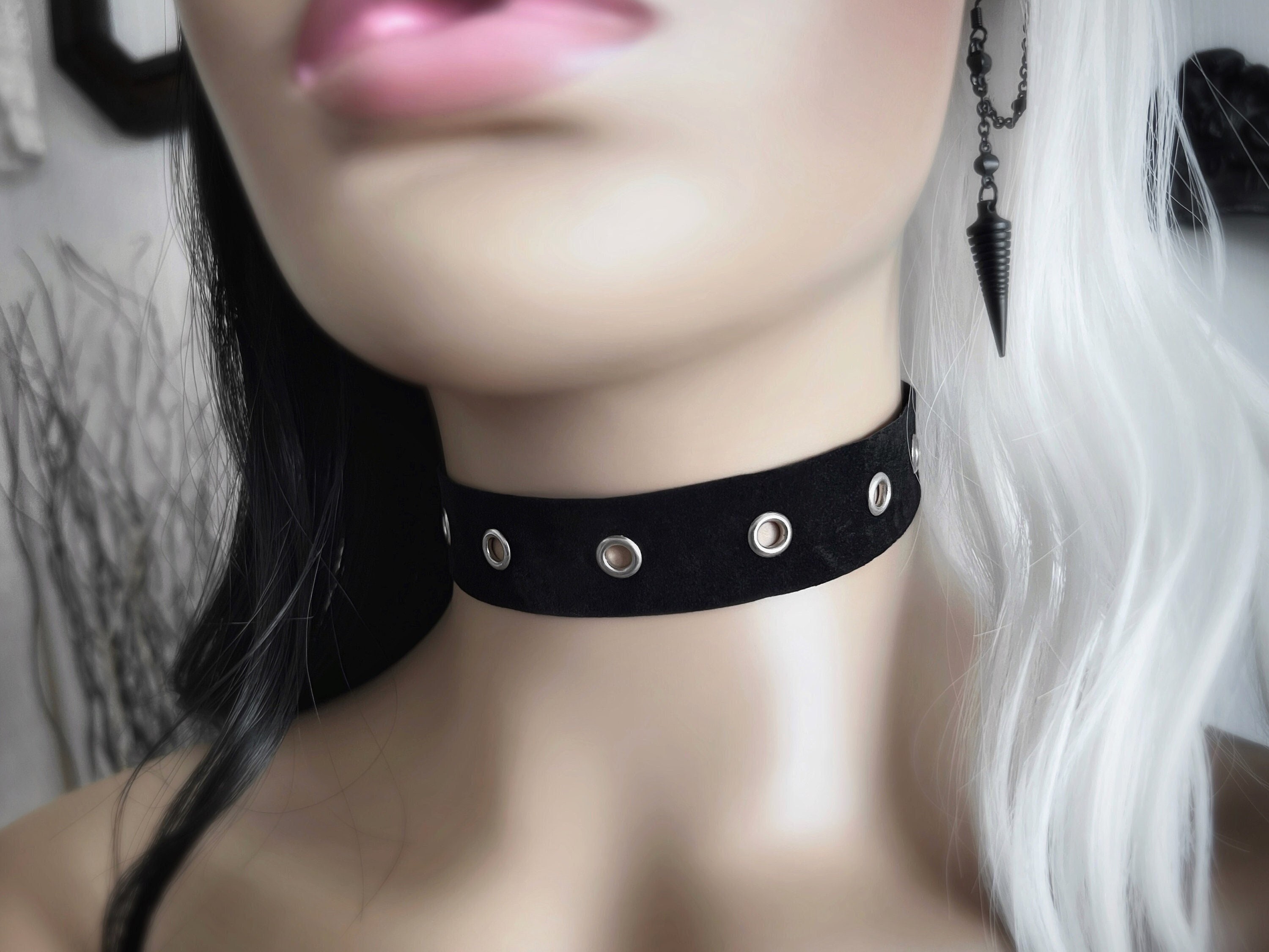Black Velvet Ribbon Choker Crystal Choker Necklace Gifts for -  Finland
