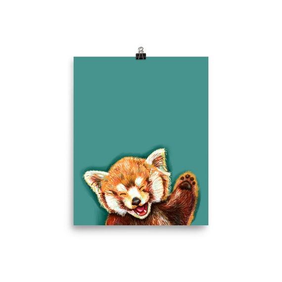 Home Décor Red Panda Poster 3d Wall Decal Animals Prints Sticker Decor Extra Large Print Kids Room - Red Panda Wall Decal Home Décor Red Panda Poster 3d Wall Decal Animals Prints Sticker Decor Extra Large Print Kids Room - Red Panda Wall Decal