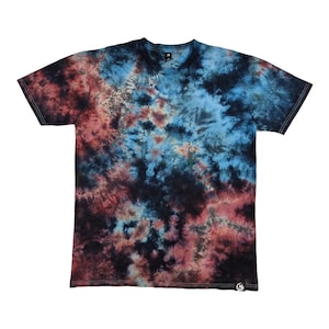 Red Tie dye, Blue Tie dye, Red and Blue Tie dye, Fire and Ice, Tie dye shirt