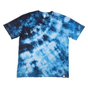 Blue Tie Dye Shirt, Blue Tye Dye T Shirt, Blue Tie Dye Tees, Ocean Tie Dye, Ice Tie Dye