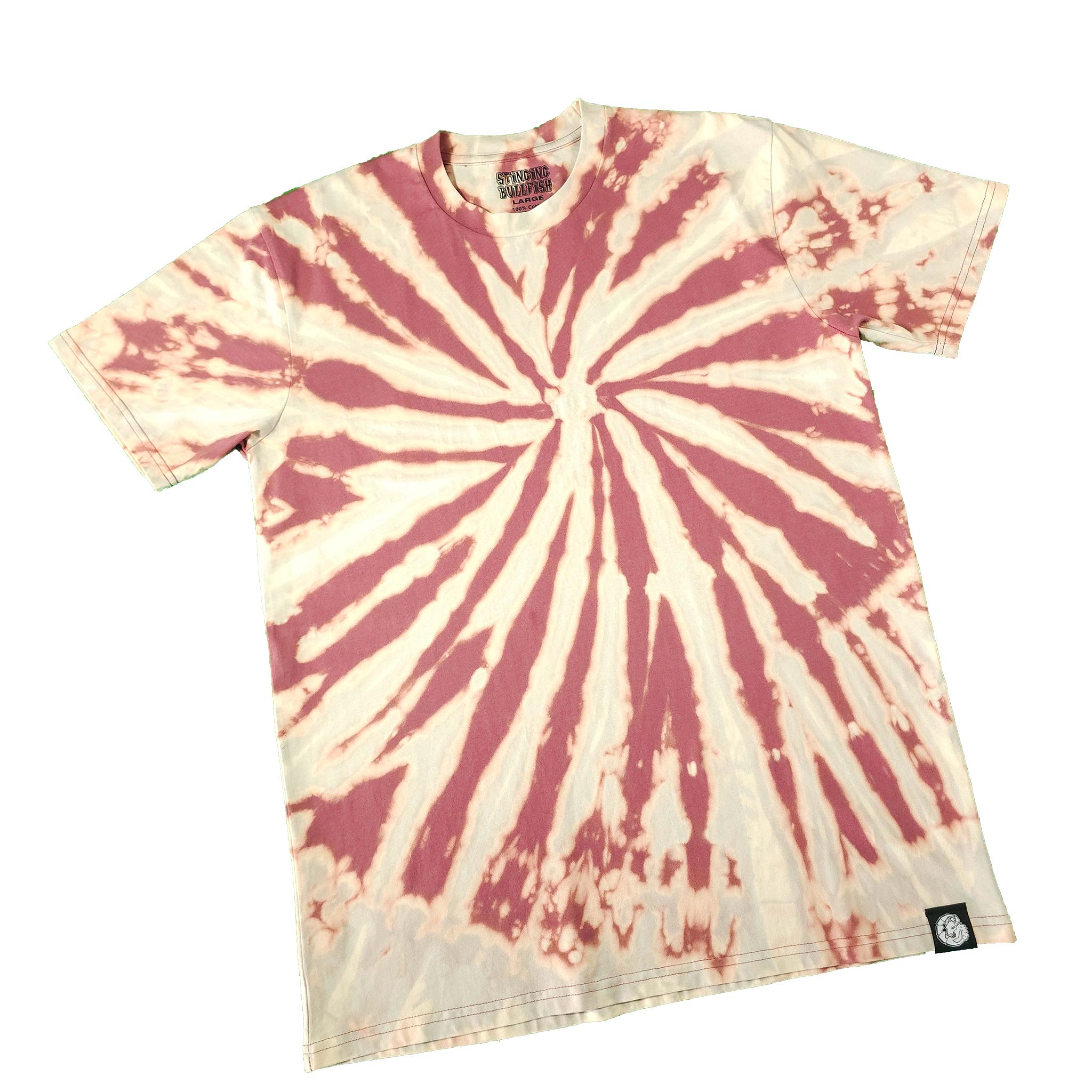 Desteñir Tie Dye Camiseta Negra Lejia Lejía Teñida España