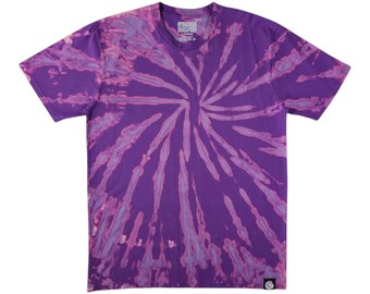 トップス ANCELLMEMBROIDERY DYED T-SHIRT |PURPLE EMBROIDERY DYED T-SHIRT(DUSKY PURPLE) – ANCELLM