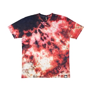 Red Tie Dye T Shirt, Red Tye Dye Shirt, Jungle Red Unisex Shirt, Red Tie Die, Oversized Tees, Upto 5XL