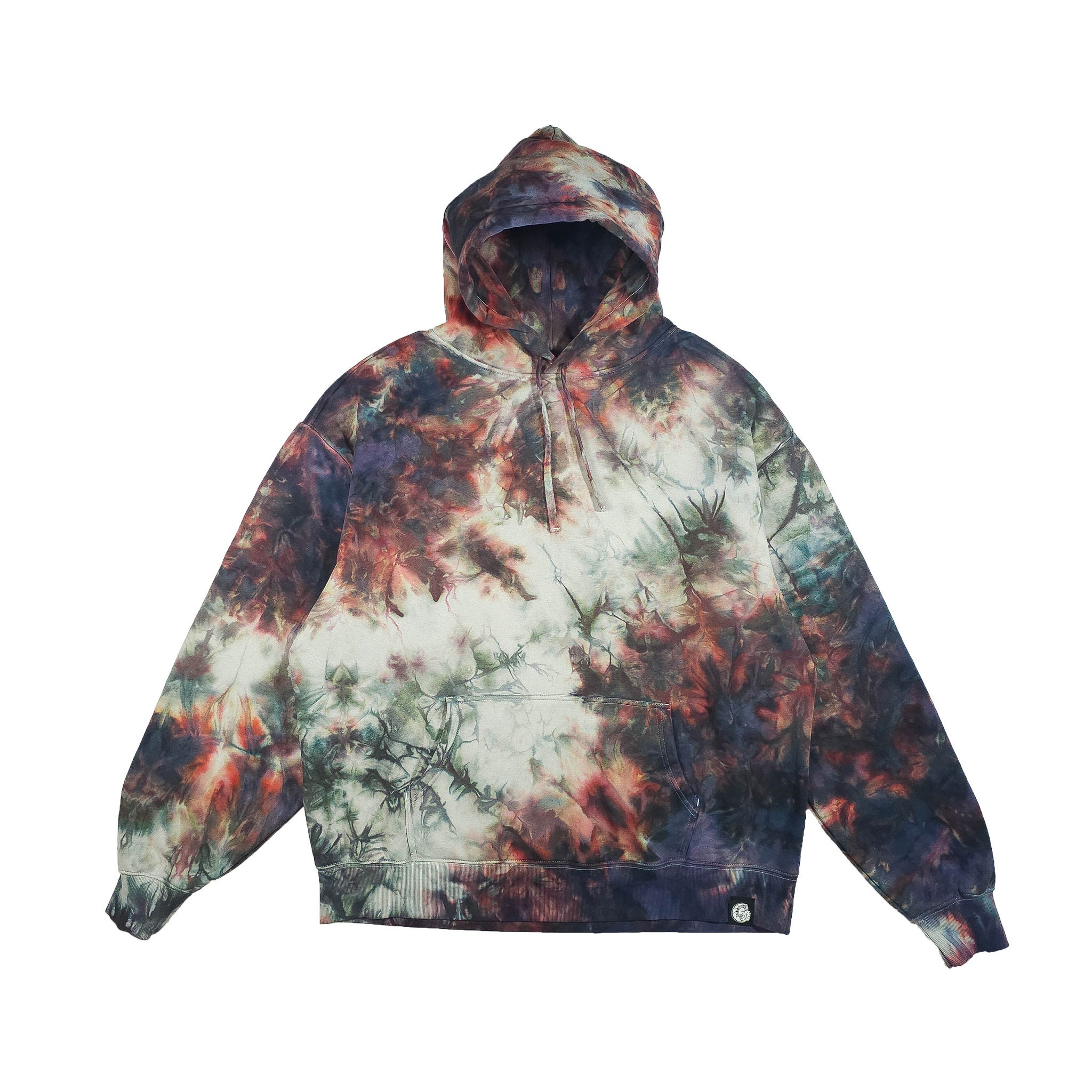 Tie dye stitch hoodie hotsell