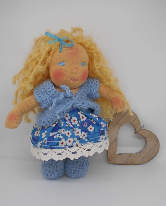 Poup e Waldorf 25 cm poup e fille biologique cologique