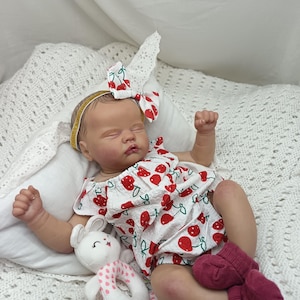 Entzückendes Reborn-Baby Quinbee, schwere, gewichtete, wiedergeborene, therapeutische, realistische Puppe,