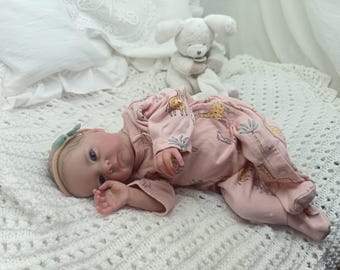 Bezaubernde Tink, Reborn-Baby, Baby, Therapiepuppe, schwer, beschwert, handgefertigt, mit Liebe, Vinyl