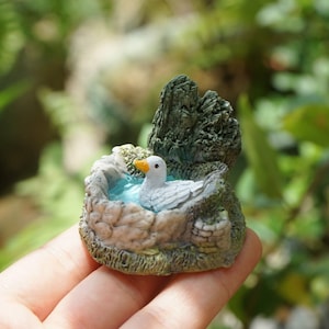 Miniature Tiny Duck Swimming Fairy Garden Supplies Terrarium Accessories DIY Miniature Garden