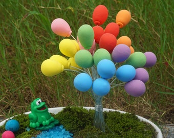 Cute Garden Ornament Miniature Figurine Mini Balloon Dollhouse Plant Hot G4M8 Cute Garden Ornament Miniature Figurine Mini Balloon Dollhouse Plant Hot G4M8