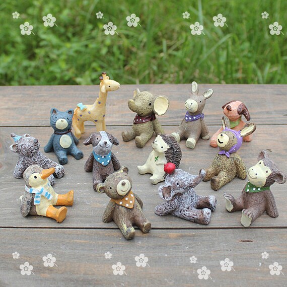 13pcs Miniature Small Cute Animals Big Family Fairy Garden - Etsy Ireland 13pcs Miniature Small Cute Animals Big Family Fairy Garden - Etsy Ireland