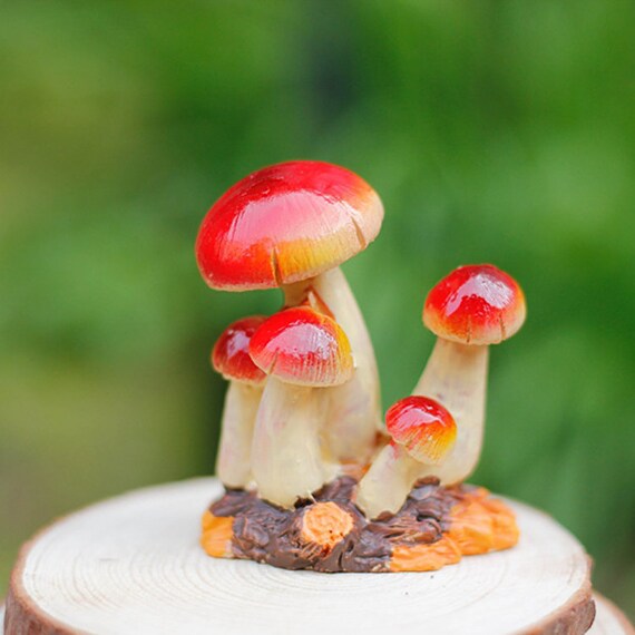 Ornaments Home & Living Zen Garden Terrarium Decoration 7pc35pc70pc Fairy Garden Tiny Mushrooms