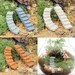 6pcs Fairy Garden Supplies Miniature Small Colourful Stone Step Succulent Miniature Terrarium Accessories 