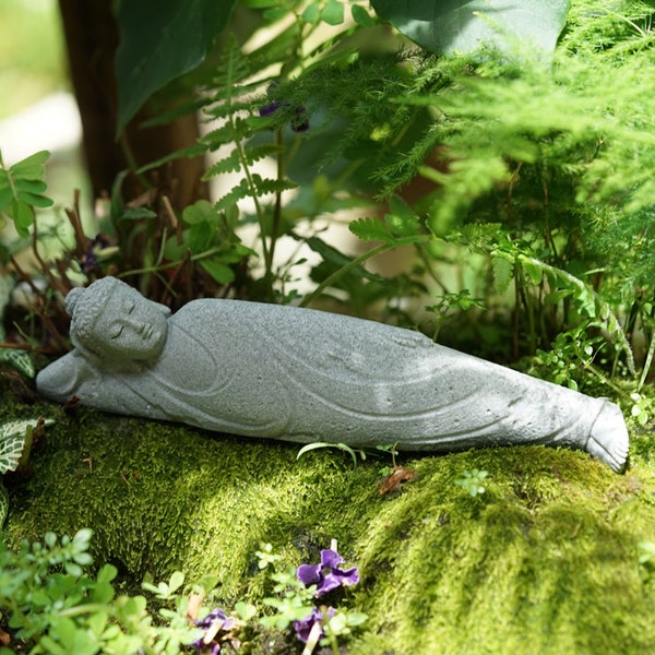 Miniature Small Buddha Sleeping Fairy Garden Supplies Terrarium Accessories  DIY Miniature Garden