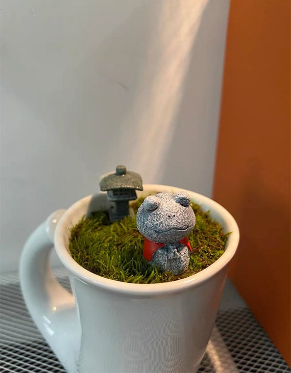 Natural Miniature Tiny Zen Style Ksitigarbha Animals Figure 