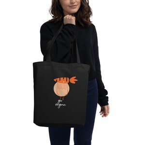 Go Vegan Custom Design Eco Tote Bag
