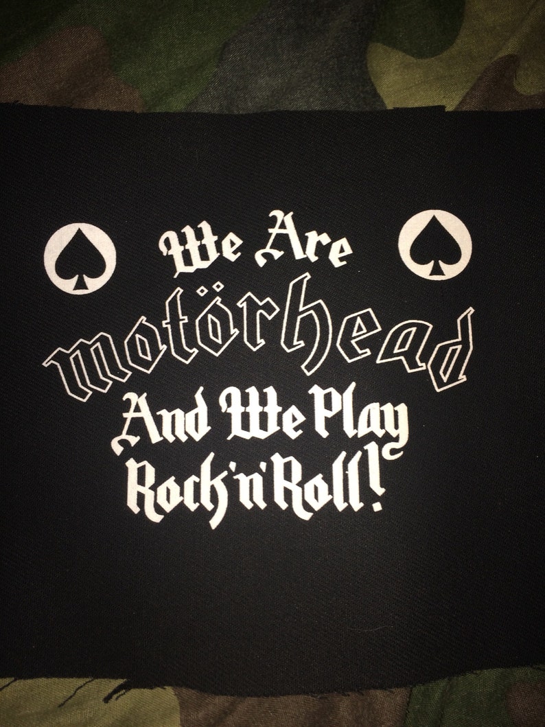 Motorhead Ace Of Spades Born To Lose Live To Win Bastards Etsy