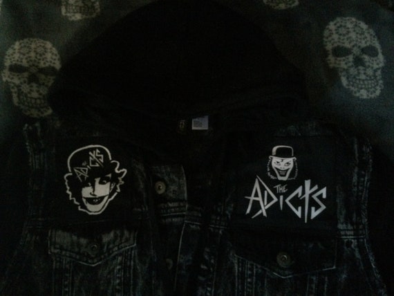 MENS PUNK T-SHIRT THE ADICTS PUNK ROCK 1977 DROOGS SKINS CLOCKWORK ORANGE S-5XL