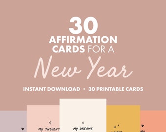 New Year Affirmations 2024, Morning Affirmations for Success 2024 Fresh Start Affirmations Positive Quote, Digital Affirmation for New Year