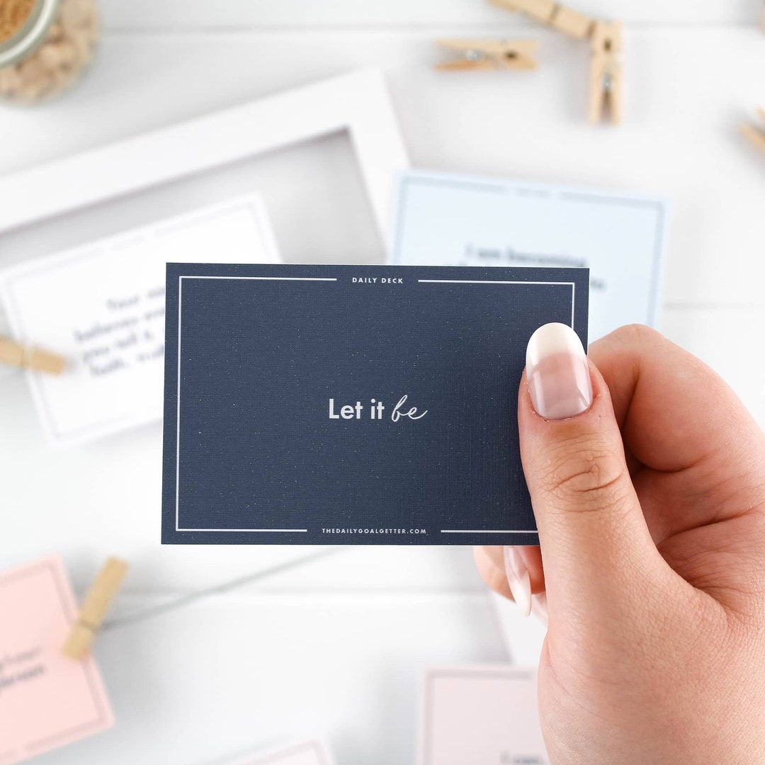 365 Daily Affirmation Cards 2025, Printable Affirmation Deck, Power