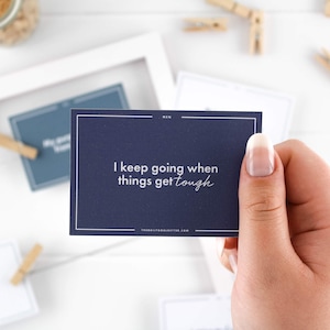 Tarjetas de afirmaciones positivas para hombres, Afirmaciones para novio, Afirmaciones positivas para tarjetas de salud mental, Regalos de salud mental para él