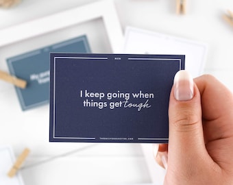 Positive Affirmations Cards for Men, Affirmations for Boyfriend, Positive Affirmations for Mental Health Cards, Mental Health Gifts for Him