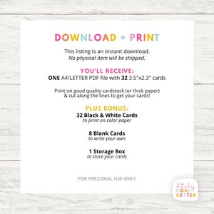 Printable Affirmation Cards Anxiety Relief for Kids, Vision Board Cards, Vision Board Printables, Vision Board Affirmations, Anxiety Gifts image 3