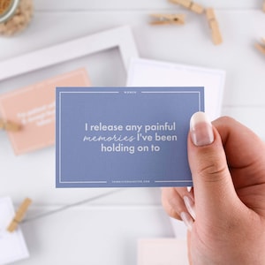 Carte di affermazione giornaliere per le donne, regalo di emancipazione femminile, download stampabile di affermazioni motivazionali quotidiane, stampabili di auto-aiuto
