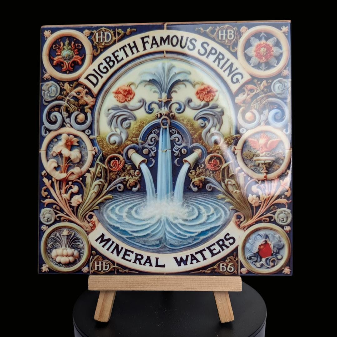 Digbeth Spring Ceramic Tile - Etsy UK