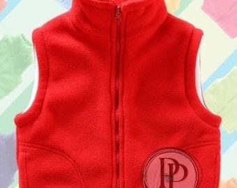 Kids Fleece Vest. Personalized Vest, Monogrammed Vest, Fleece Vest, Kids Vest, Kids Personalized Vest, Toddler Fleece Vest, Toddler Vest