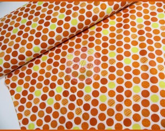 Lets go Feathers orange Camelot Fabrics Mijani