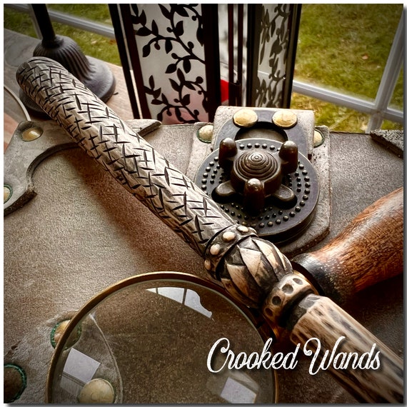 Hand Carved Lilac Wand // Hand Carved Wand // Wizard Wand // Magic