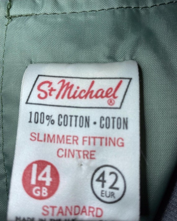 Vintage 70s st michael pinafore mini dress cordur… - image 6