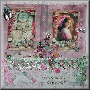Kit d’inspiration de journalisation Boho Bliss Positivity Thème Couverture en velours Inserts de cartes Images en coton Suivez votre bonheur