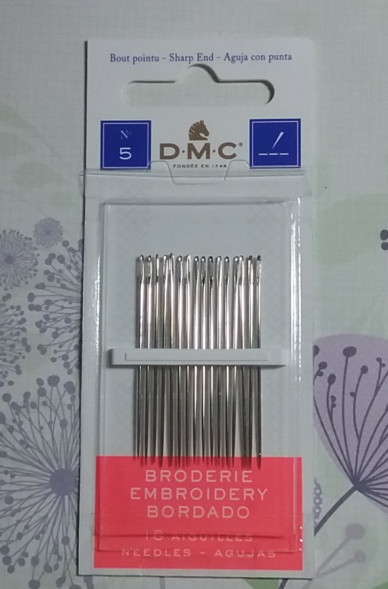 Sewing notions dmc embroidery needles chenille needles  etsy